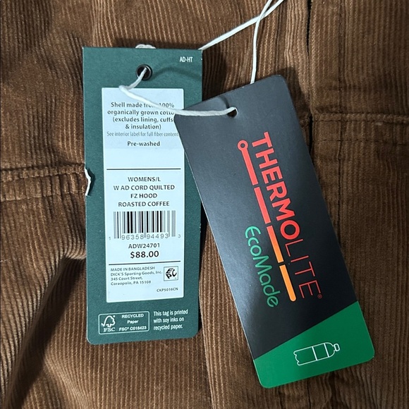 Alpine Design Brown Hooded Jacket - Picture 6 of 6